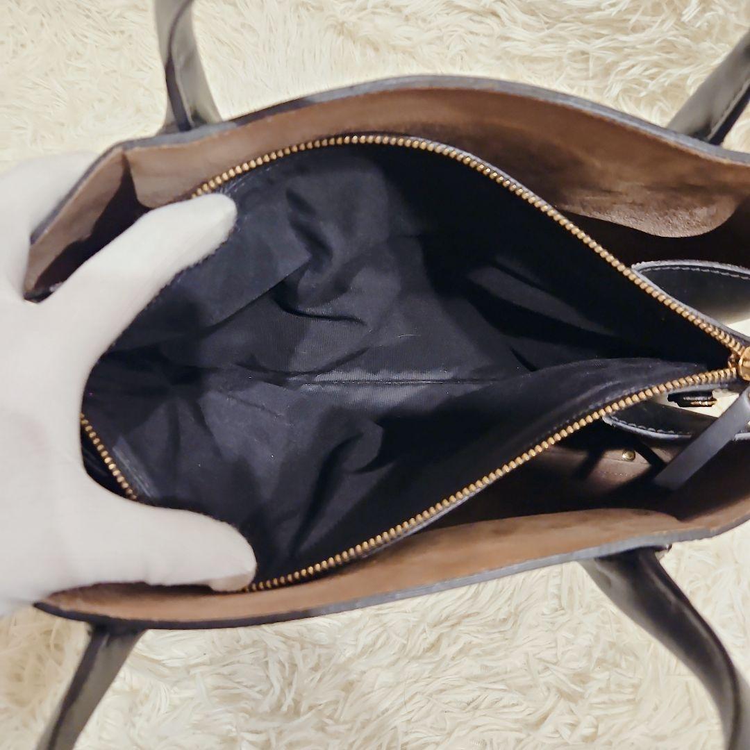 美品 イアクッチ 2way ハンドバッグ ショルダーバッグ ブラック ベラール