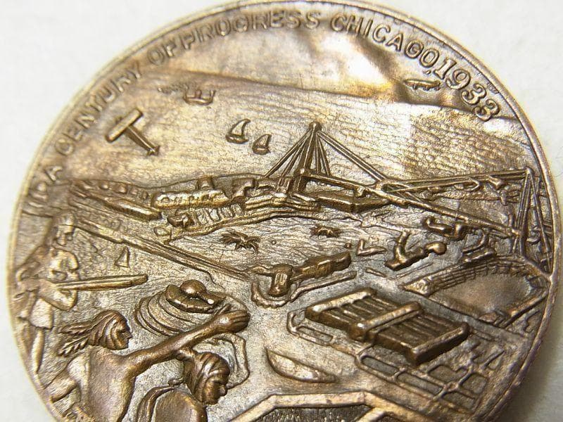 《k250》１９３３年 シカゴ万国博覧会 Leonard社 記念キーフォルダー