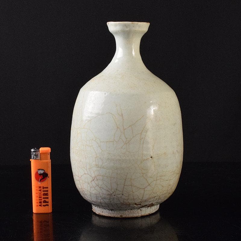 朝鮮美術　李朝　高麗白磁　徳利　V　R7998