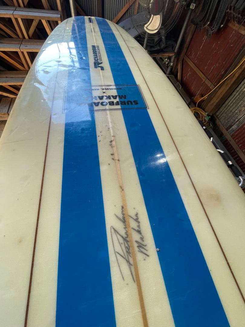 クラシックモダン・ロングボード フィート 青とクリーム