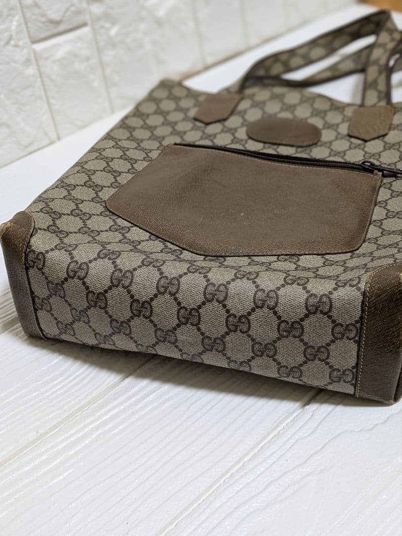 GG柄トートバッグ ブラウン系