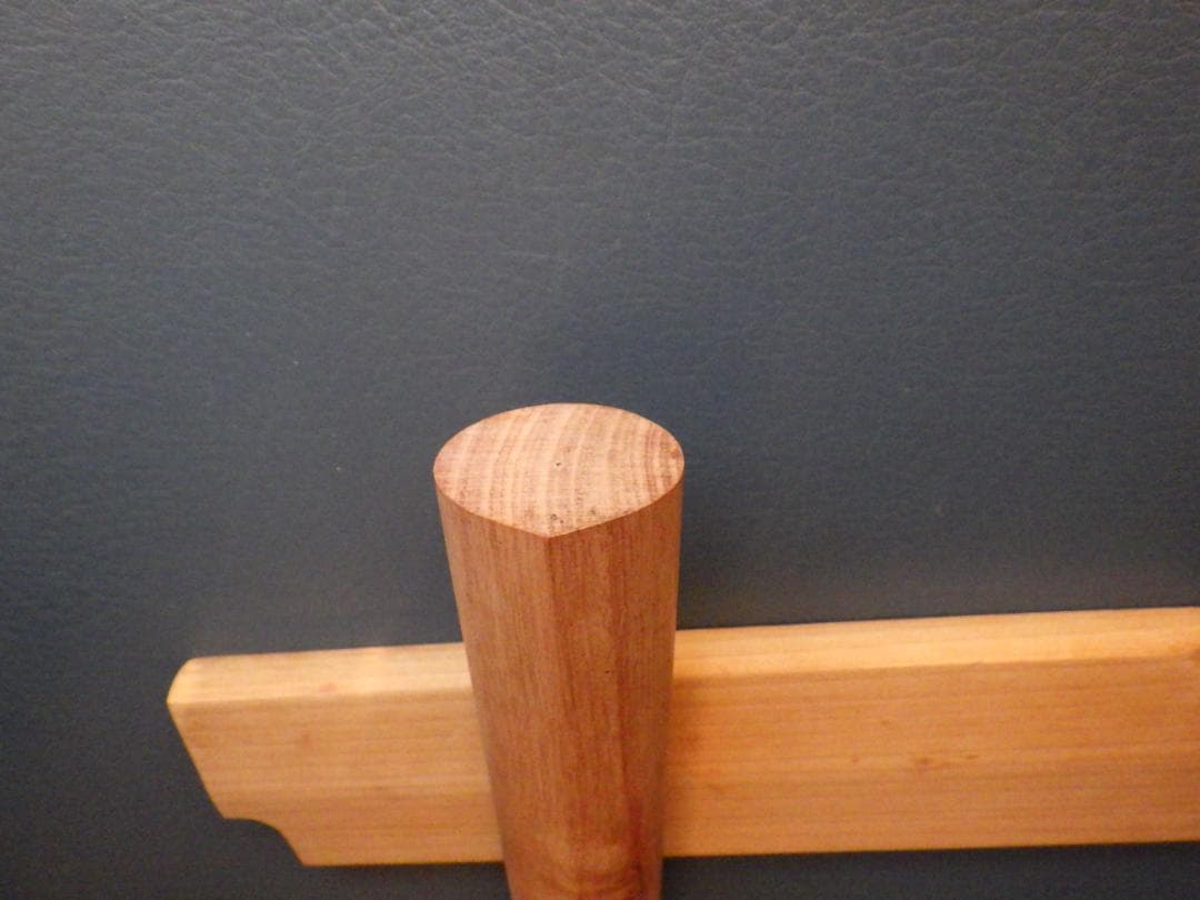 ゆ*ん様 ケンムキ包丁★白2鋼 185mmマチ 本鍛造・縞黒檀口輪柄★ 鞘付き