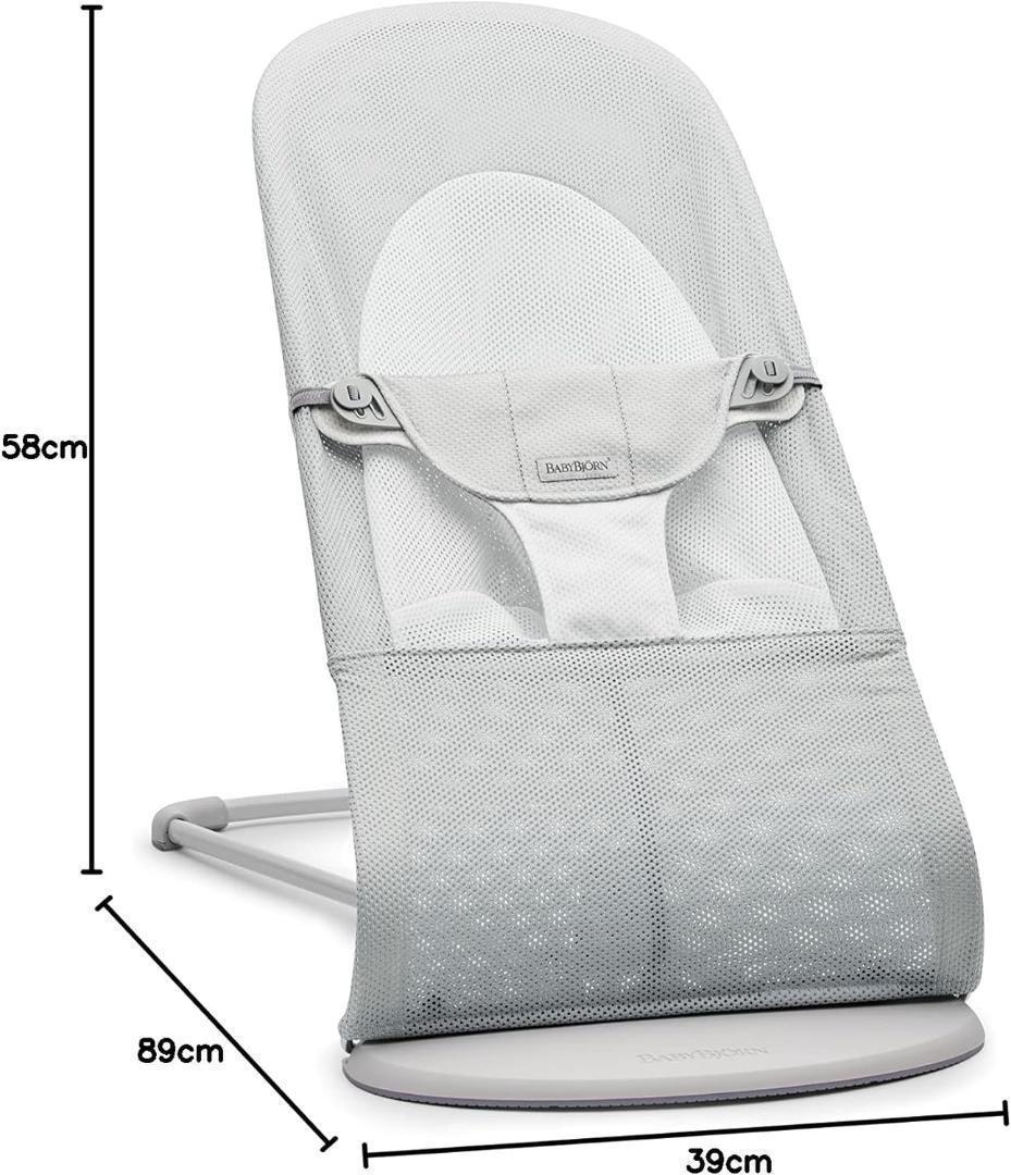 ベビービョルン バウンサーバランスソフト Air シルバー/ホワイト ライトグレ
