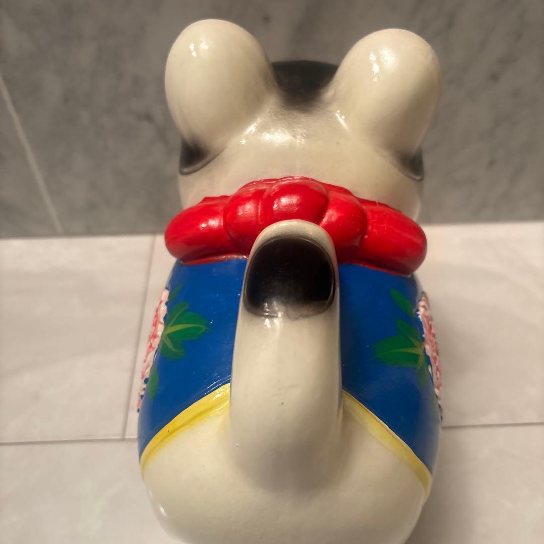 ヴィンテージ　伝統工芸品　お顔が可愛い過ぎる張子の犬の陶器