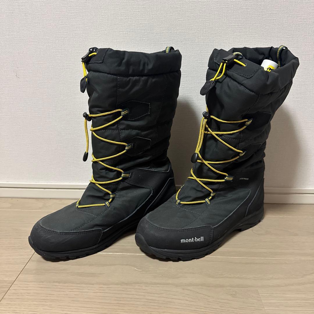 モンベル アスペンブーツ 27cm ブラック 防水スノーブーツ ウィンターブーツ