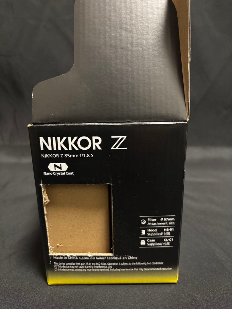 Nikon Zマウント 85㎜ f1.8 単焦点レンズ