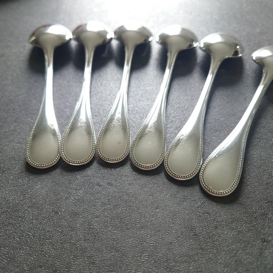 美品 クリストフル パール コーヒースプーン 6点