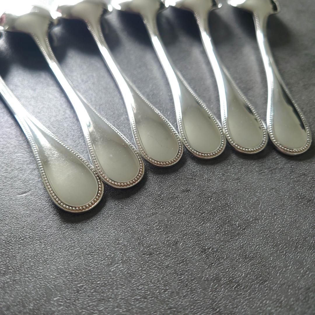 美品 クリストフル パール コーヒースプーン 6点