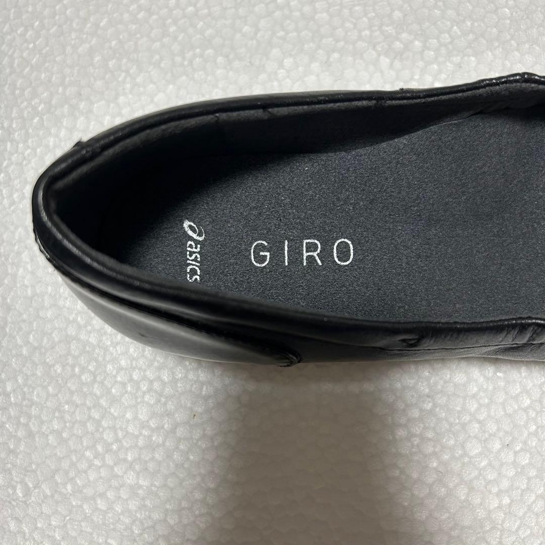 GIRO アシックス フラットシューズ レザー エナメル