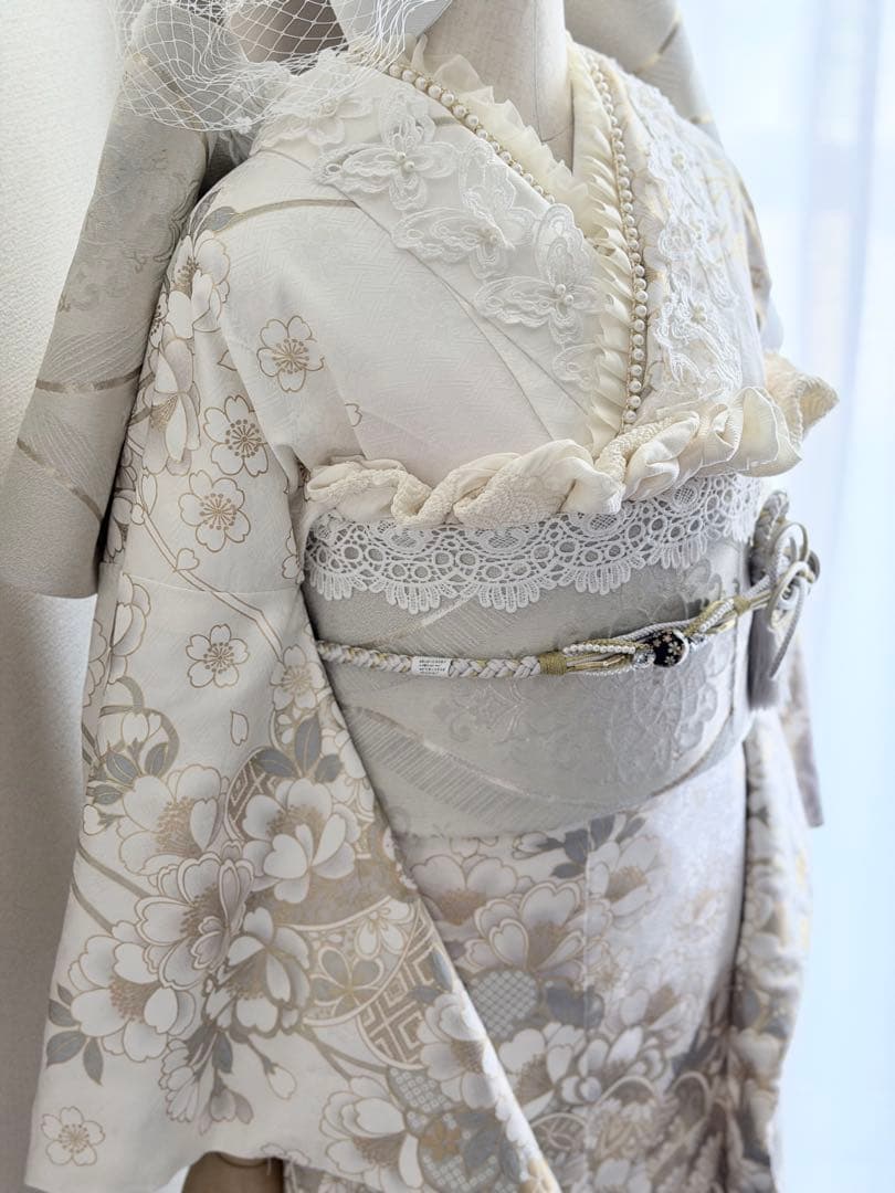 amin0116　高級振袖　白生地　フルセット　すぐ発送可能