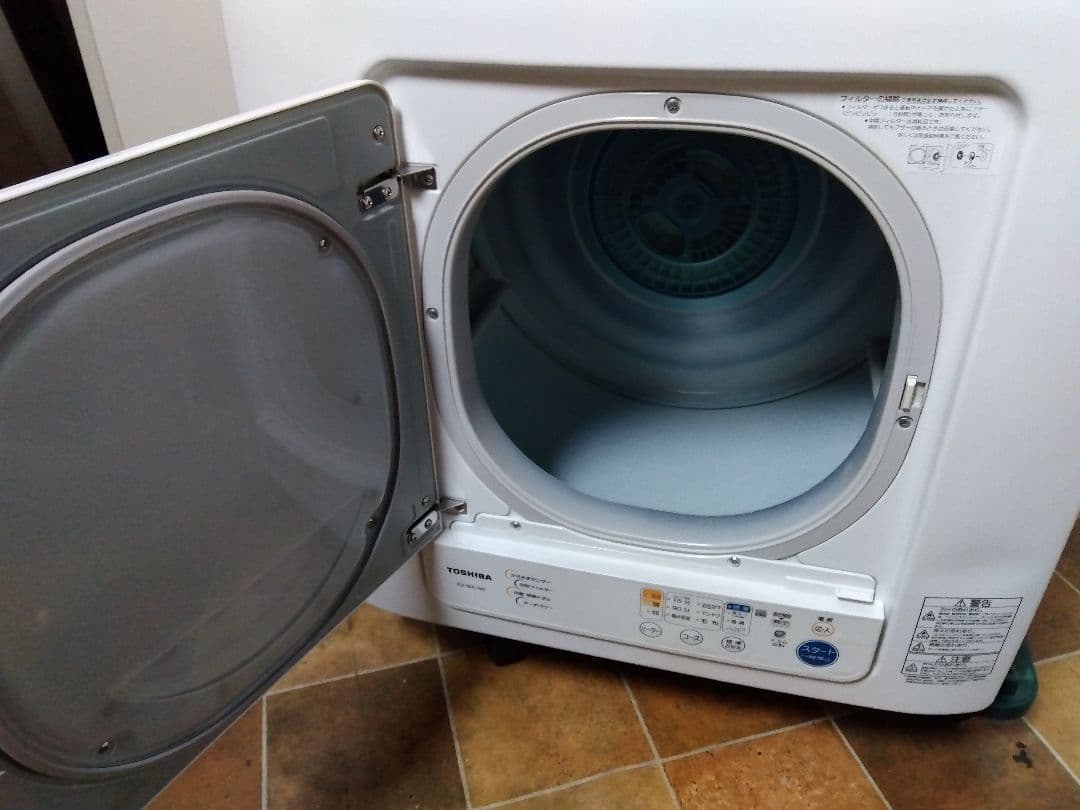 東芝 衣類乾燥機 ED-60C 6.0kg ターボパワー乾燥 2019年製
