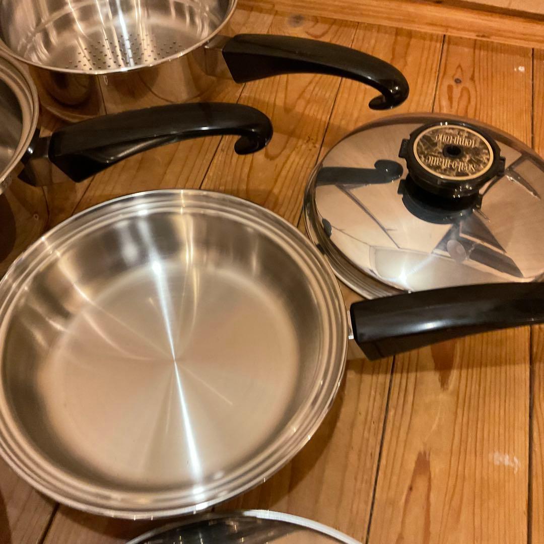 新品！高級 鍋 フライパン シール オ マティック USA ステンレス 無水鍋