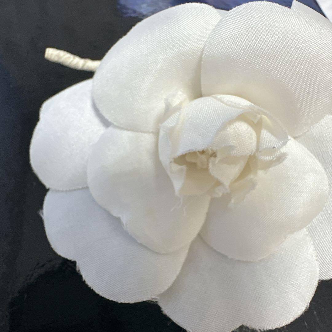 【良品】CHANEL カメリア　ブローチ　コサージュ