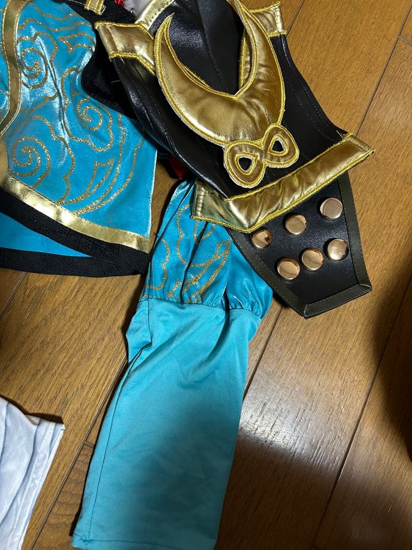 三分妄想【販売終了品】　原神　ゴロー　衣装　ウィッグ　耳2種類付き　下駄付き