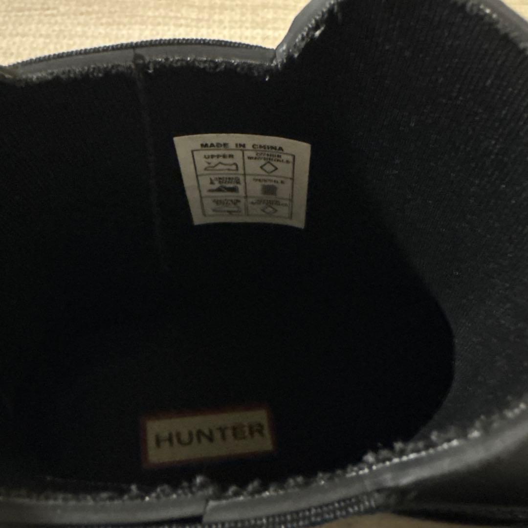 HUNTER リファインドスティッチディテール　チェルシーレインブーツ