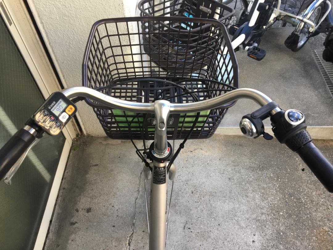 地域限定送料無料　ビビ　L　12AH　軽量モデル　シルバー　神戸市　電動自転車