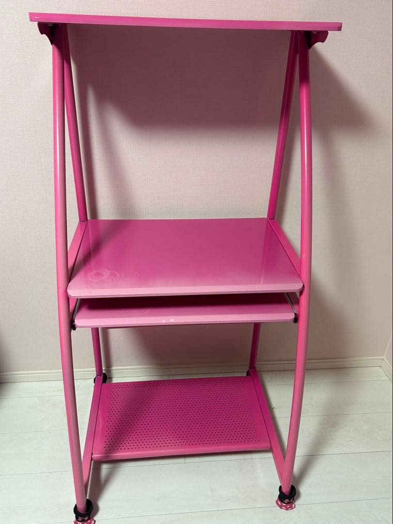 ゲーミングテーブル ピンク