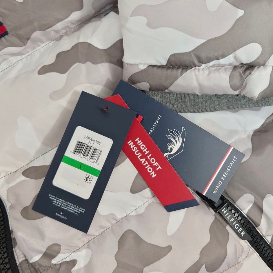 【訳有り】【L】  トミーヒルフィガー 中綿ジャケット