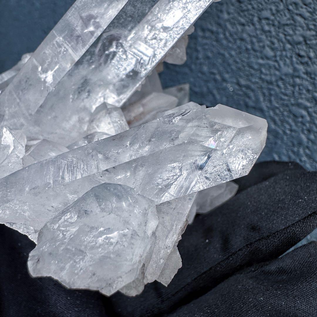 爆レア❗️浄化❗️レインボー☆超強いパワー ヒマラヤ クラスター 天然石A1352