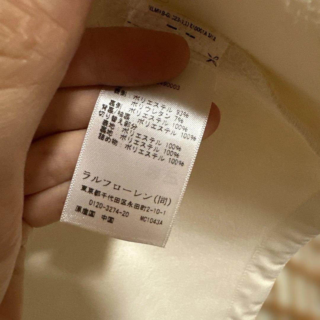 ラルフローレン　フード付きモッズコート　ホワイトアウター