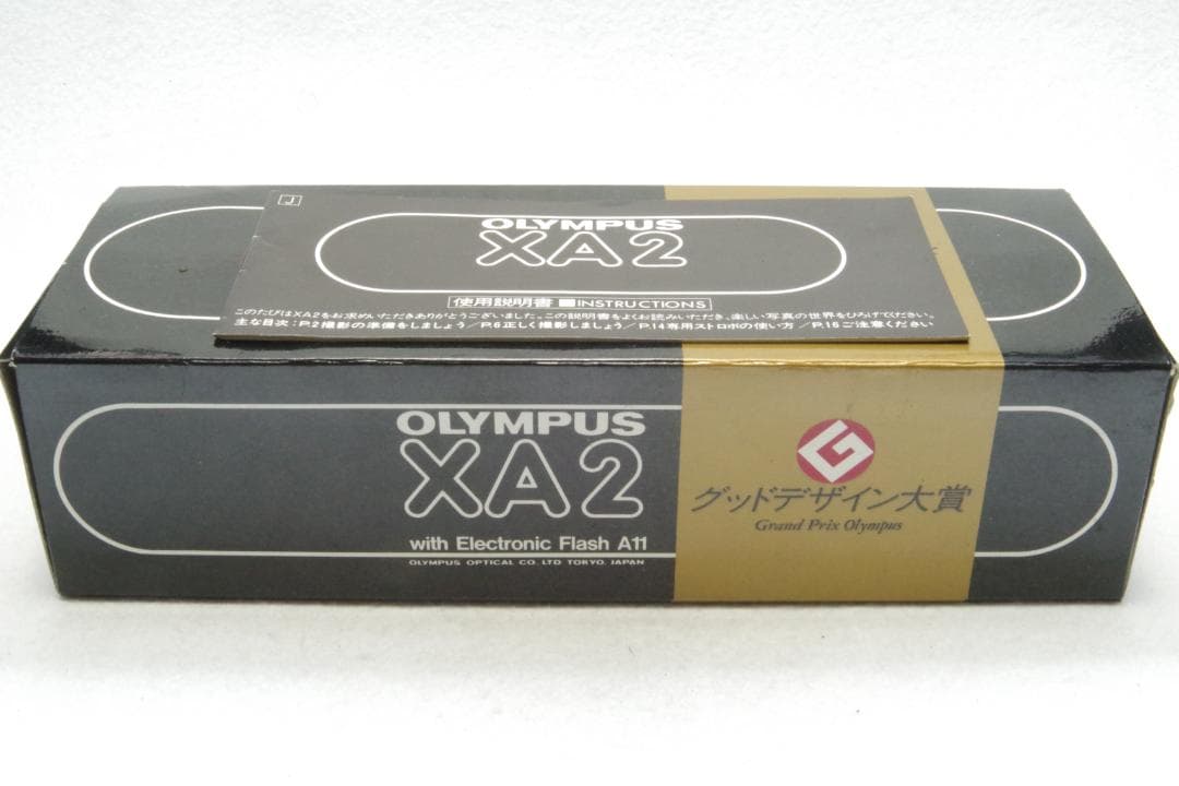 OLYMPUS XA 2 A11 ブラック ポーチ 元箱 使用説明書 動確 美品