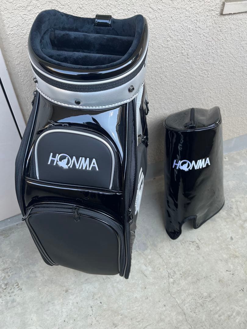 超美品！HONMA 　ホンマキャディバッグ CB12303 ブラック　2023年