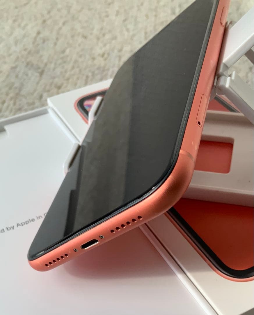 Apple iPhoneXR 10rレッド 128GB バッテリー９０%付属品付