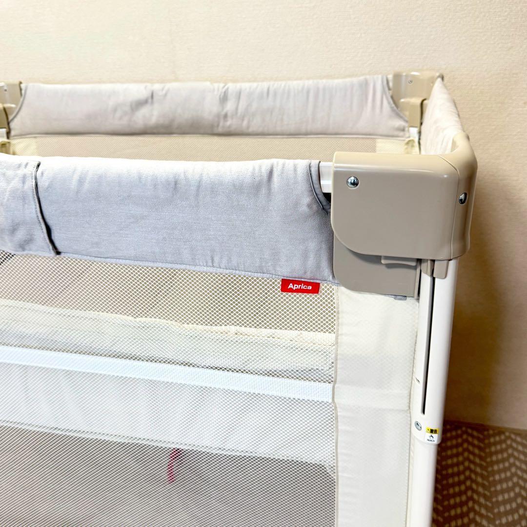 【極美品・付属品完備】アップリカ ココネルエアープラスAB ホワイトベージュ