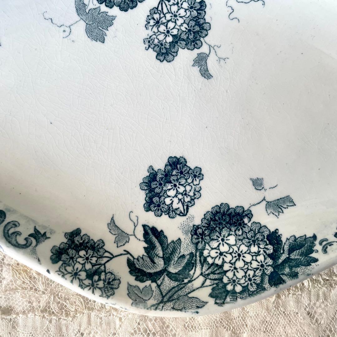 【美品】サンタマン　ブールドネージュ　ラヴィエ　フランスアンティーク　紫陽花