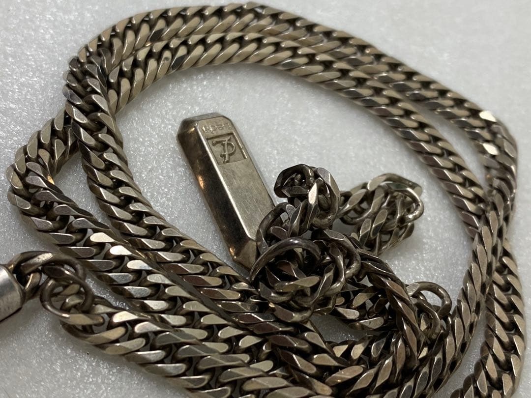 3-3122 シルバー925 Leda SILMA 喜平ネックレス