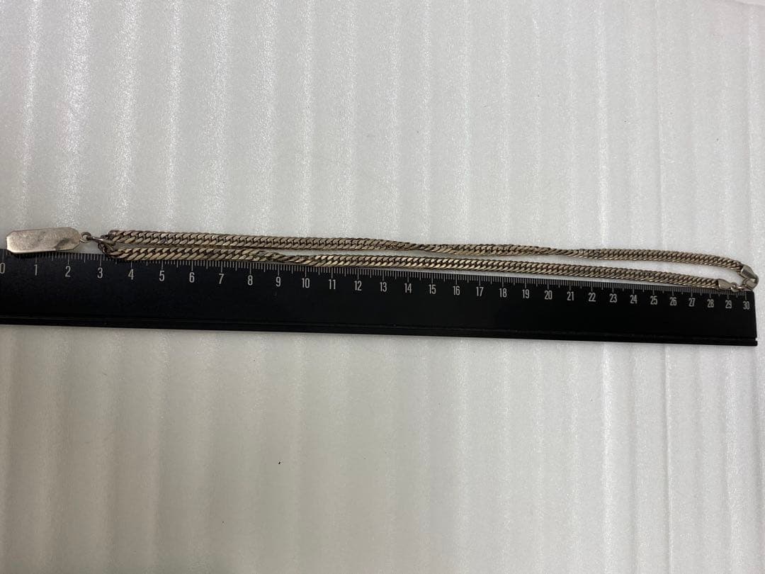 3-3122 シルバー925 Leda SILMA 喜平ネックレス