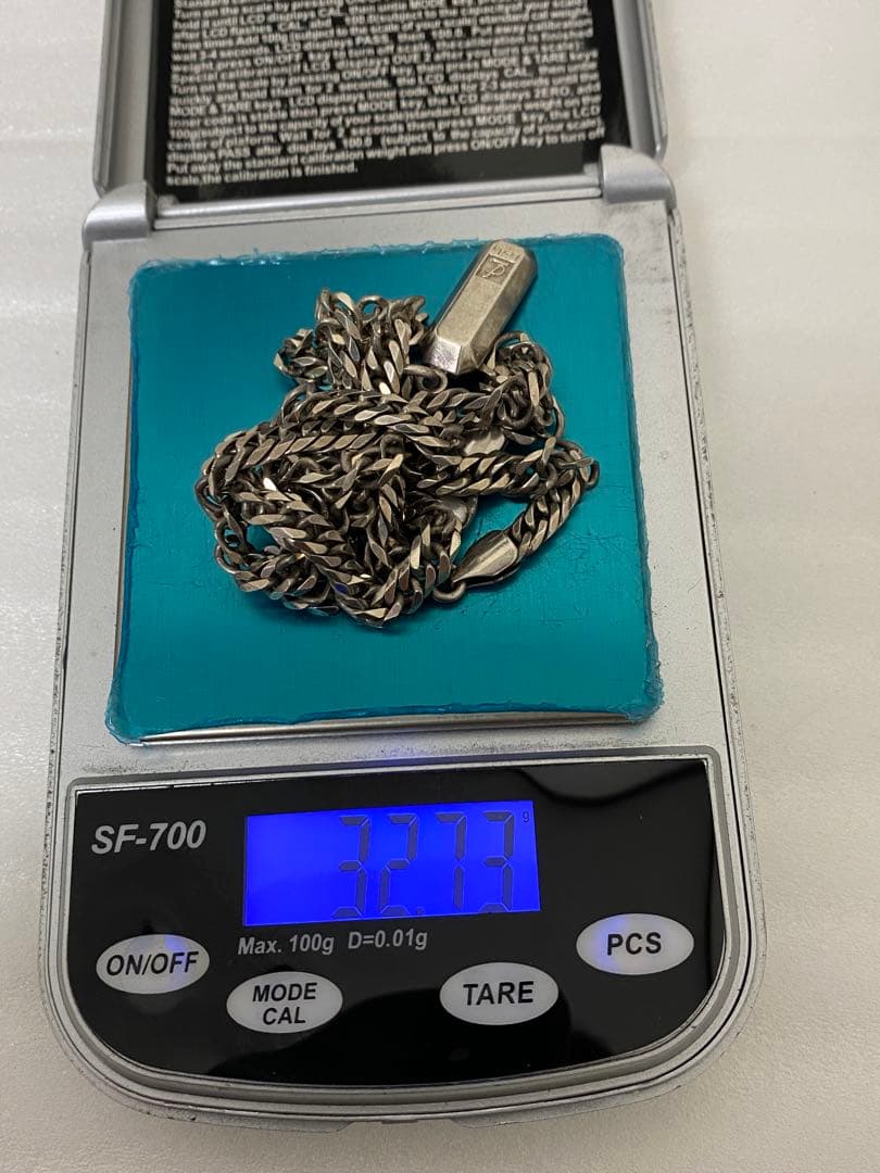 3-3122 シルバー925 Leda SILMA 喜平ネックレス