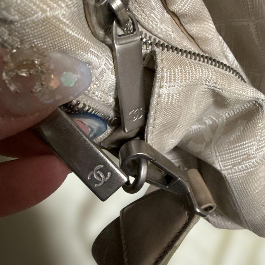 CHANEL ニュートラベルライン 2ｗａｙ ベージュ ショルダーバッグ