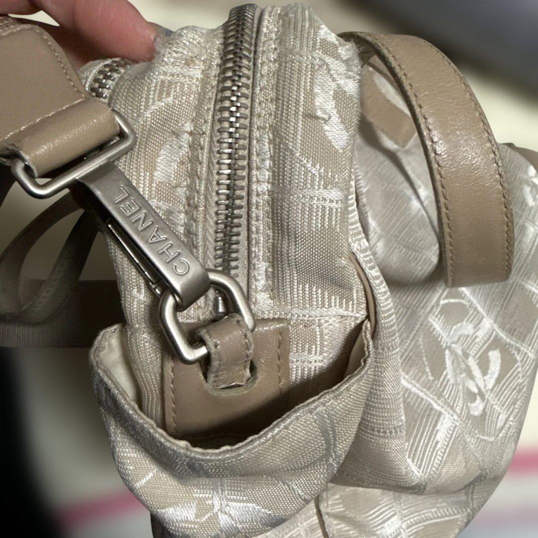 CHANEL ニュートラベルライン 2ｗａｙ ベージュ ショルダーバッグ