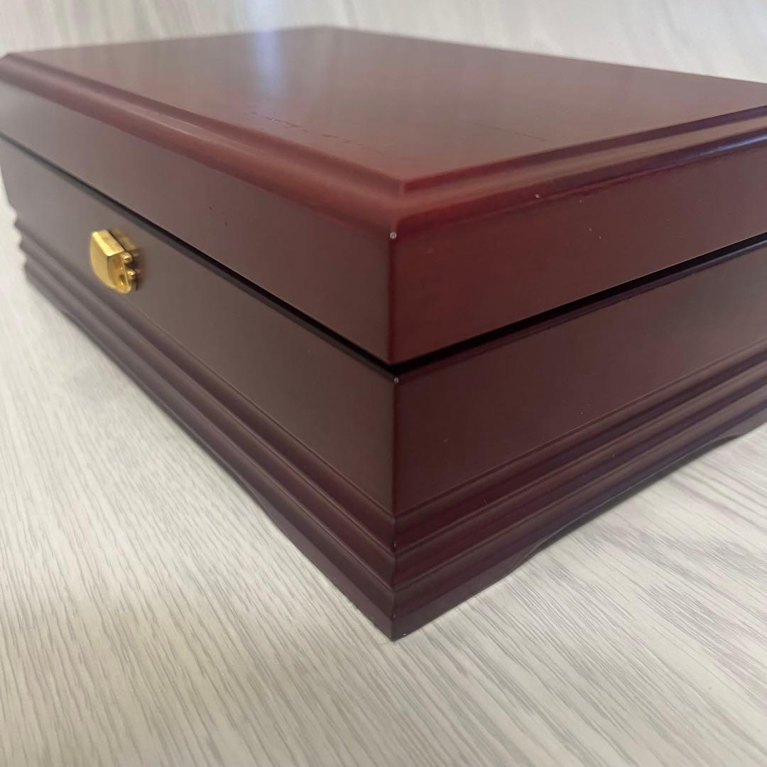 サンキョー オルフェウス マホガニー材 木製オルゴールSankyo