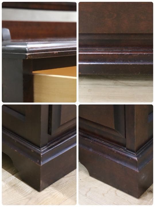 gmcn27 ○ 北海道民芸家具 鏡台 ドレッサー チェスト 樺材 民芸 家具