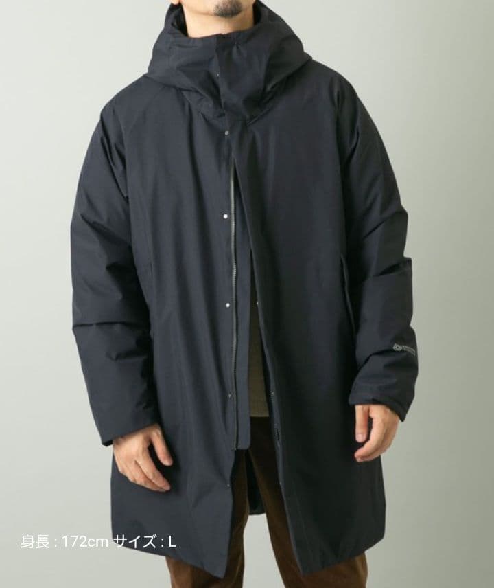 美品 +phenix WINDSTOPPER by GORE-TEX ダウン 黒