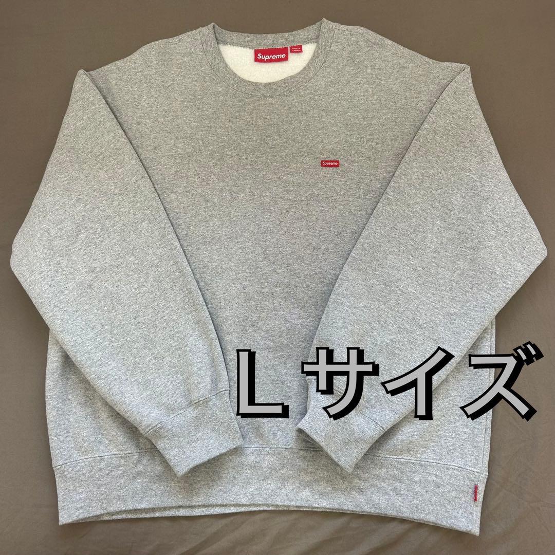 25FW Supreme Small Box Crewneck ヘザー L 美品