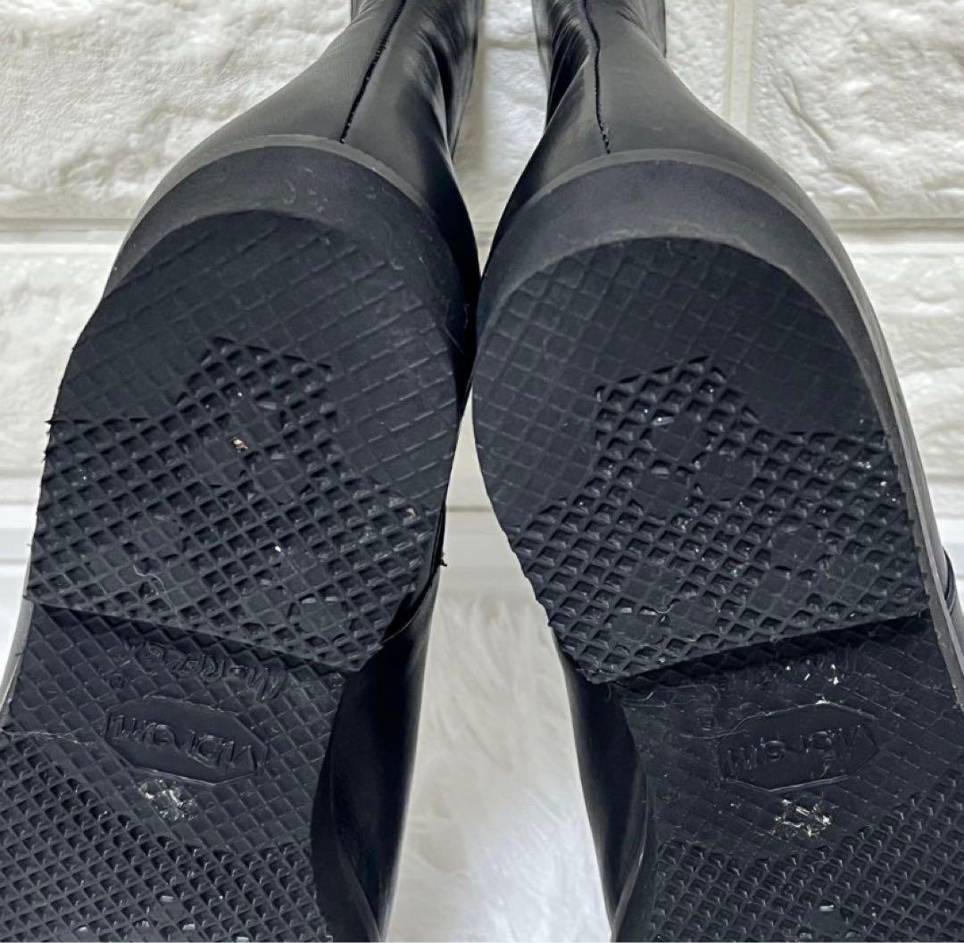 美品 ファビオルスコーニ サイドゴアブーツ ビブラムソール ブラック 23.5