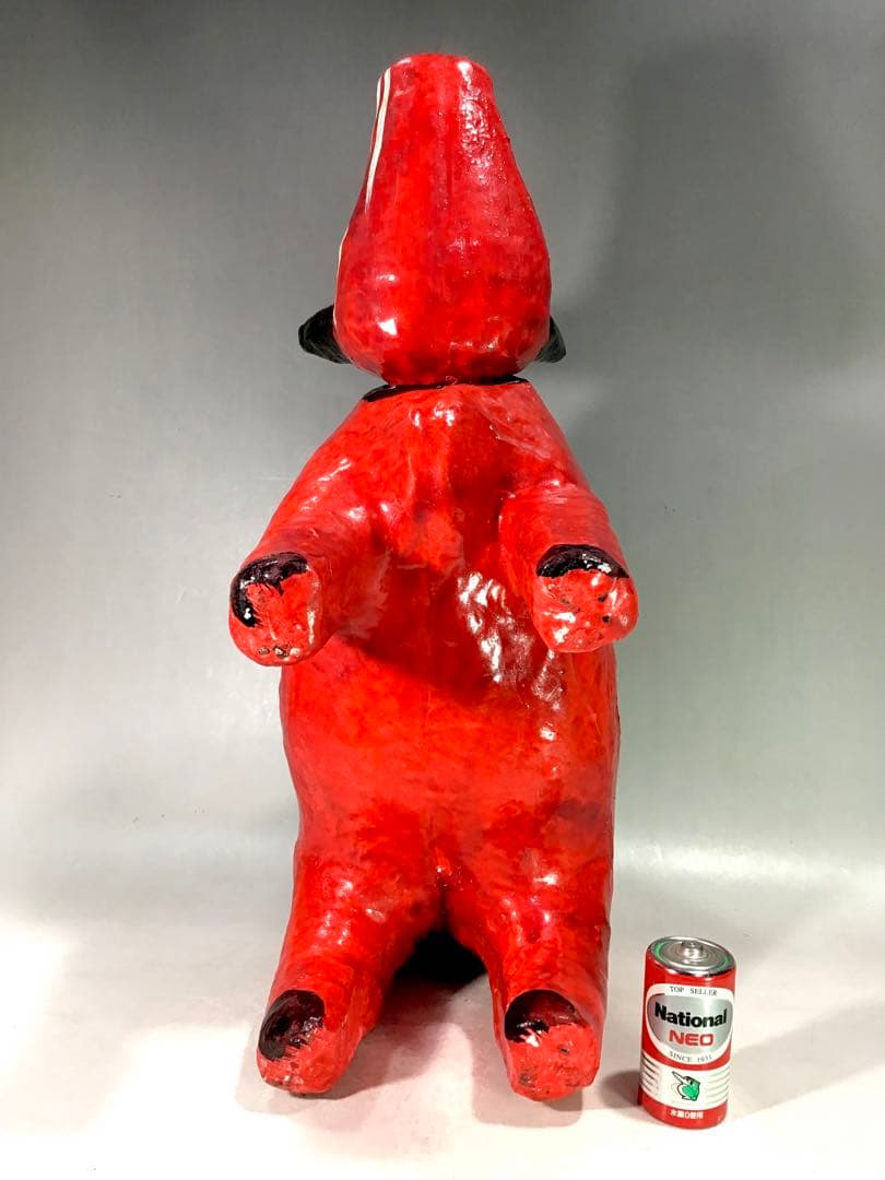 古手 大きい 五十嵐民芸 首振り 赤べこ 張子 人形 郷土玩具 会津 牛 縁起物