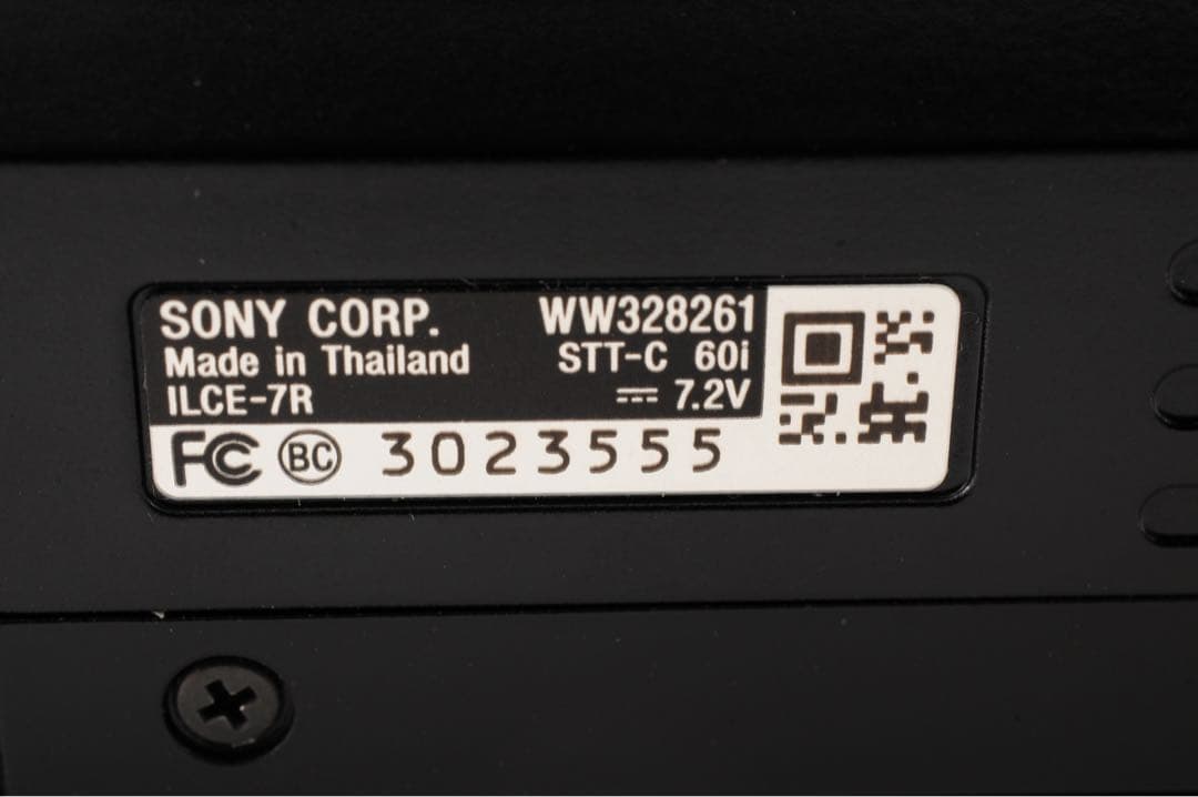 美品 ◆シャッター数:2,408回◆ SONY ILCE-7R α7R