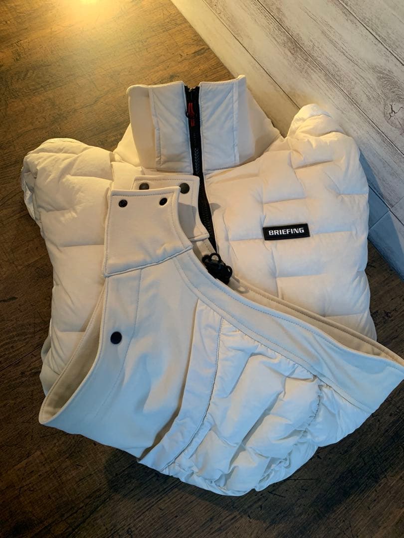メンズウェア BRIEFING HYBRID DOWN PARKA BEIGE M
