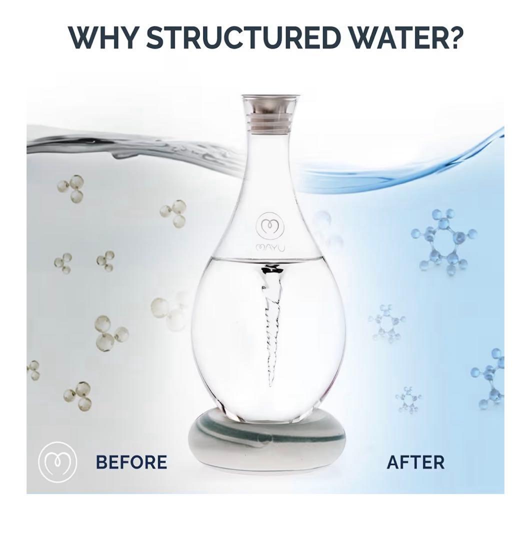 アメリカで人気！MAYU water Swirl グレーベース　構造水