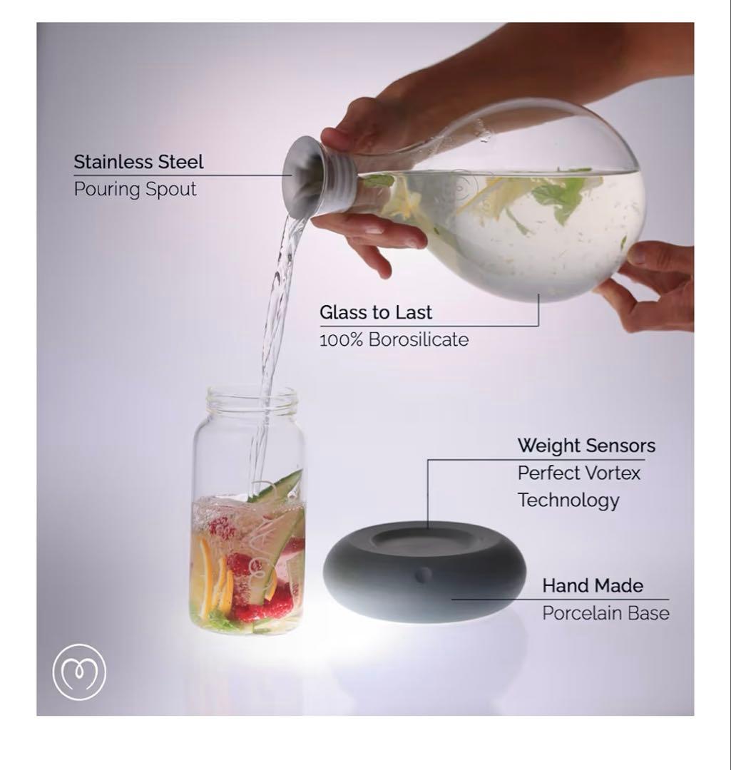 アメリカで人気！MAYU water Swirl グレーベース　構造水