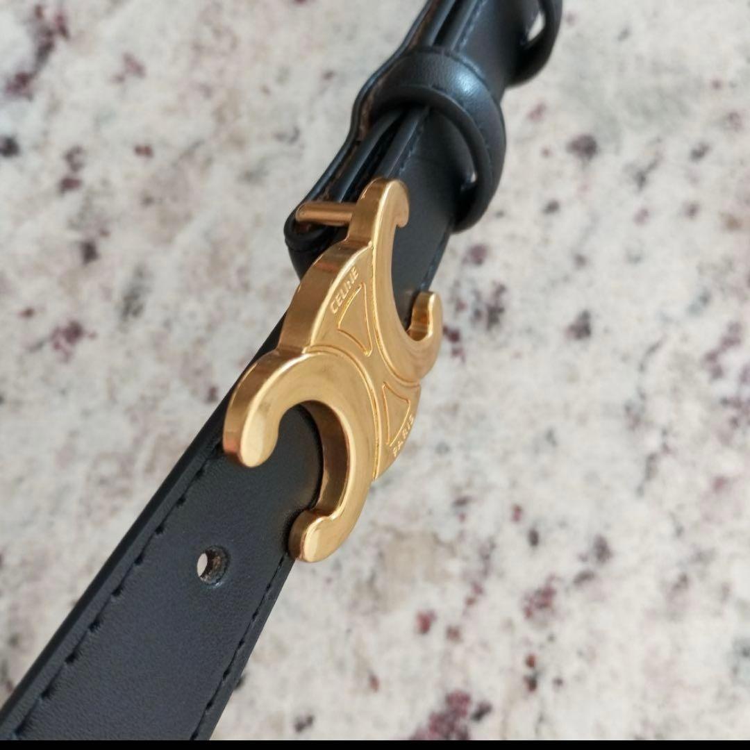 セリーヌ CELINE ベルト ブラック 75 (美品)