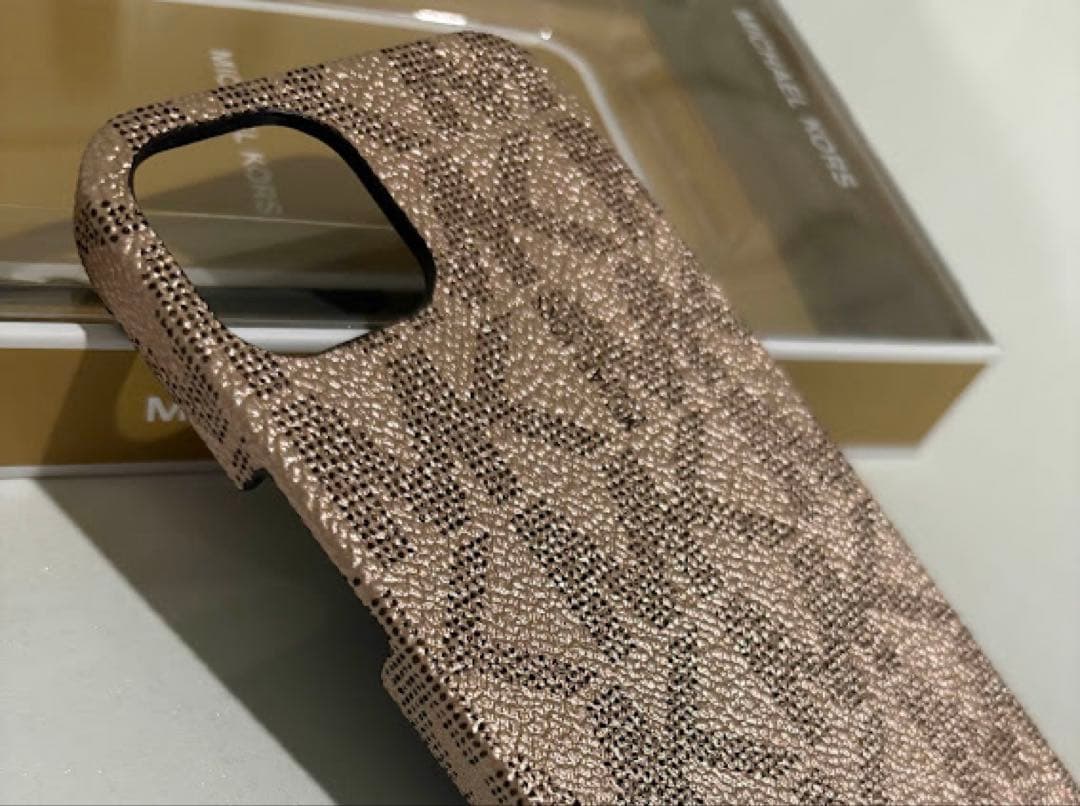 【❤️新品傷なし❤️】マイケルコース iPhone13 対応 ケース ローズ ロゴ