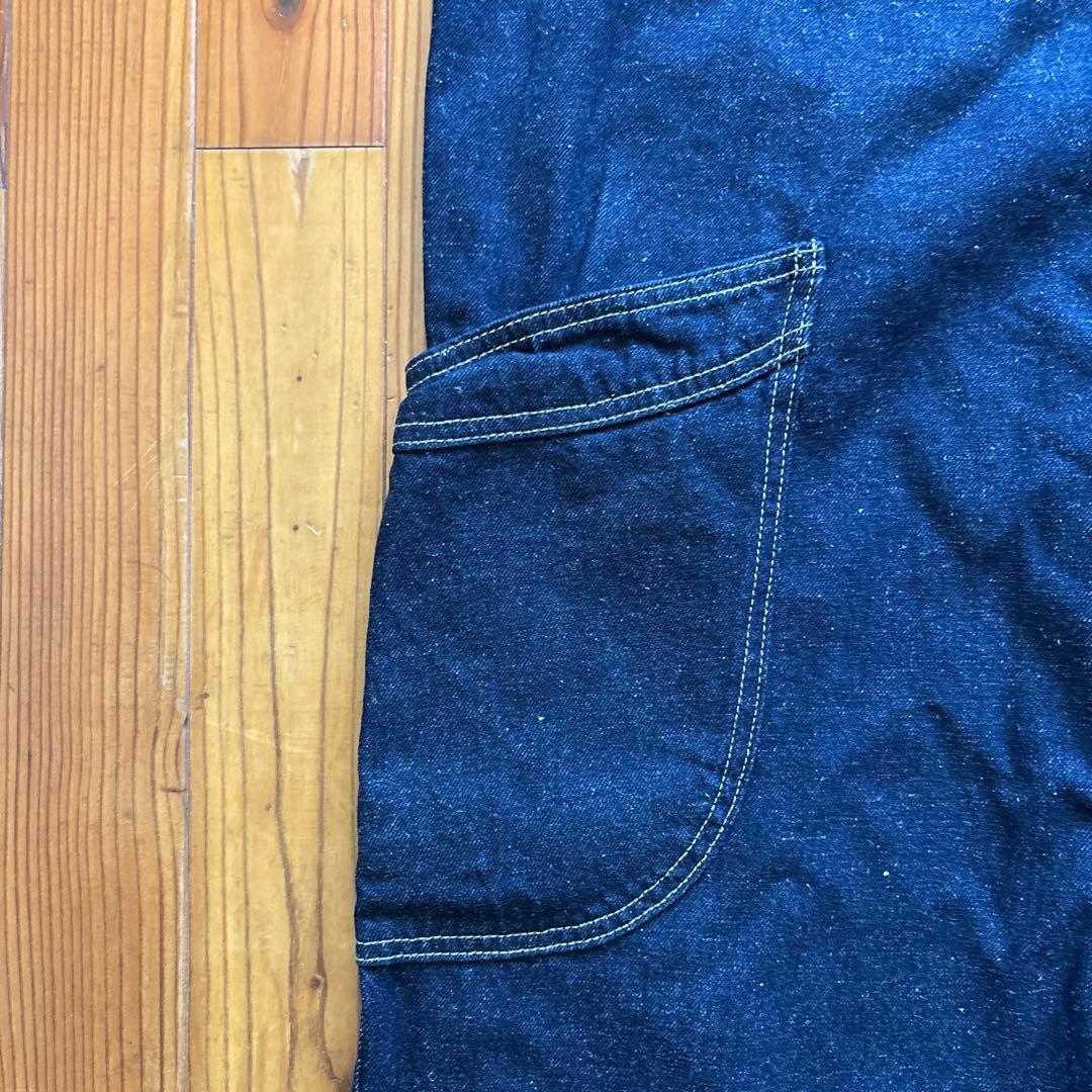 オーバーオール　GOHEMP TUBE VENDOR BLACK ワンウォッシュ