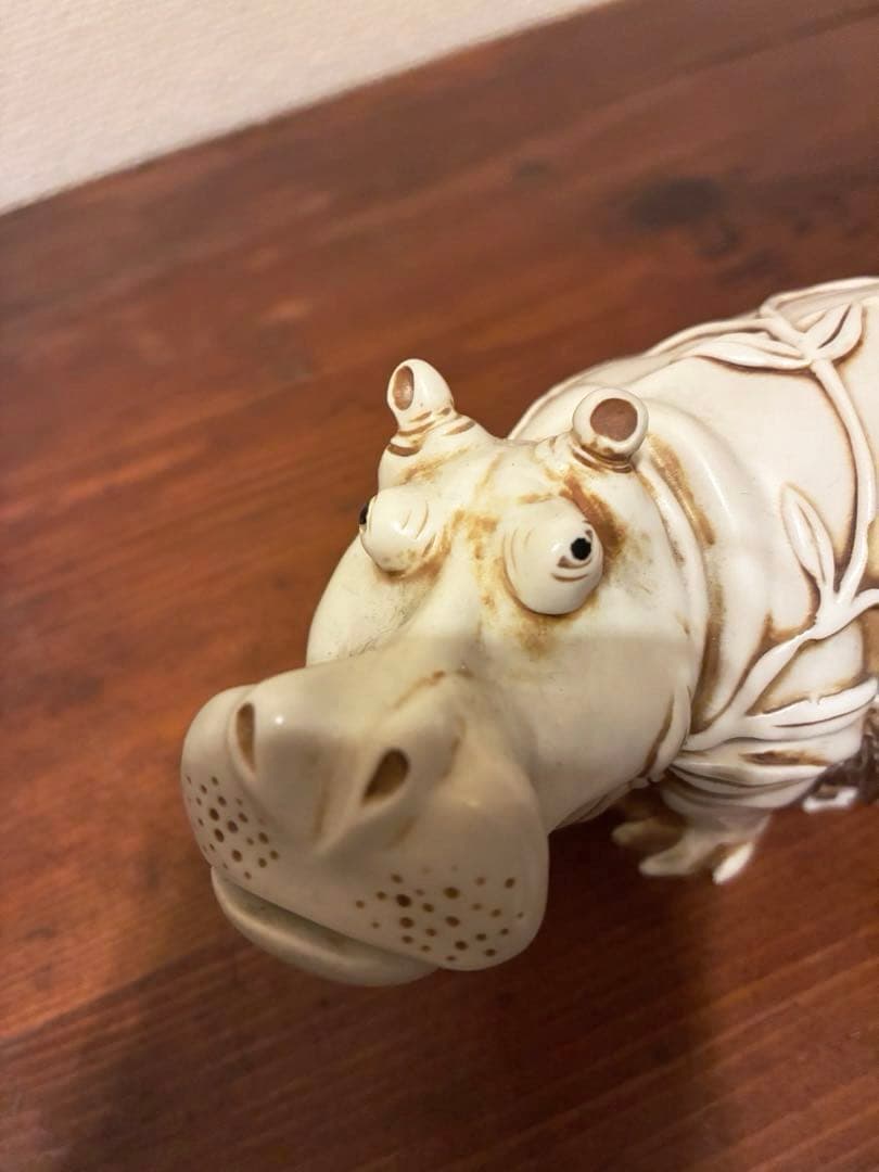 1991年 初期作／SAC刻印あり　カバ フィギュリン ハーモニーキングダム