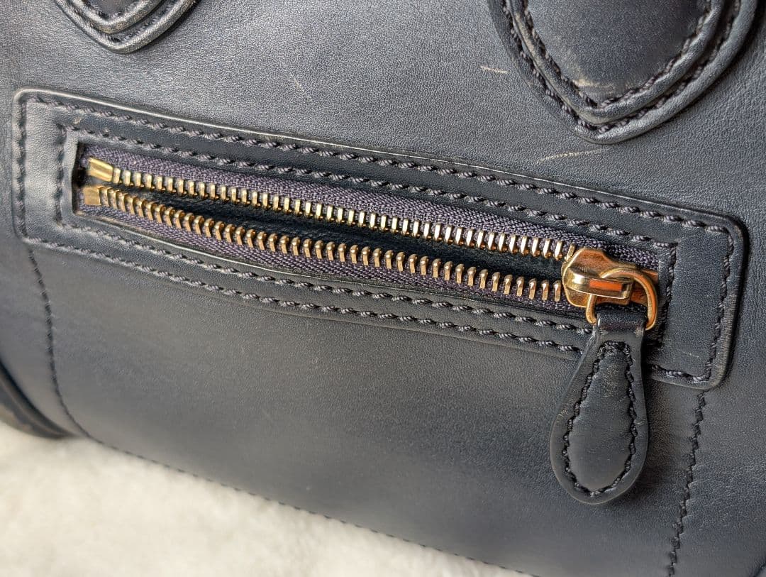 CÉLINE セリーヌ ラゲージ マイクロショッパー ハンドバッグ