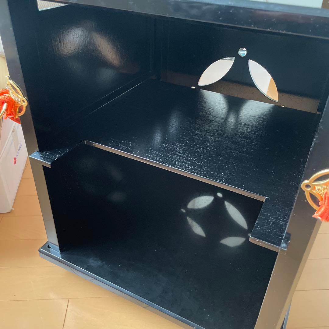 送料込【立礼棚】　御園棚　椅子２客付　組立式　電熱器　立礼棚① プレゼント品あり